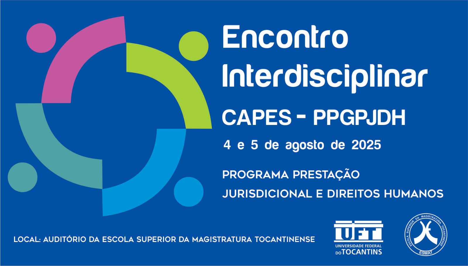 Encontro Interdisciplinar CAPES–PPGPJDH será realizado nos dias 4 e 5 de agosto