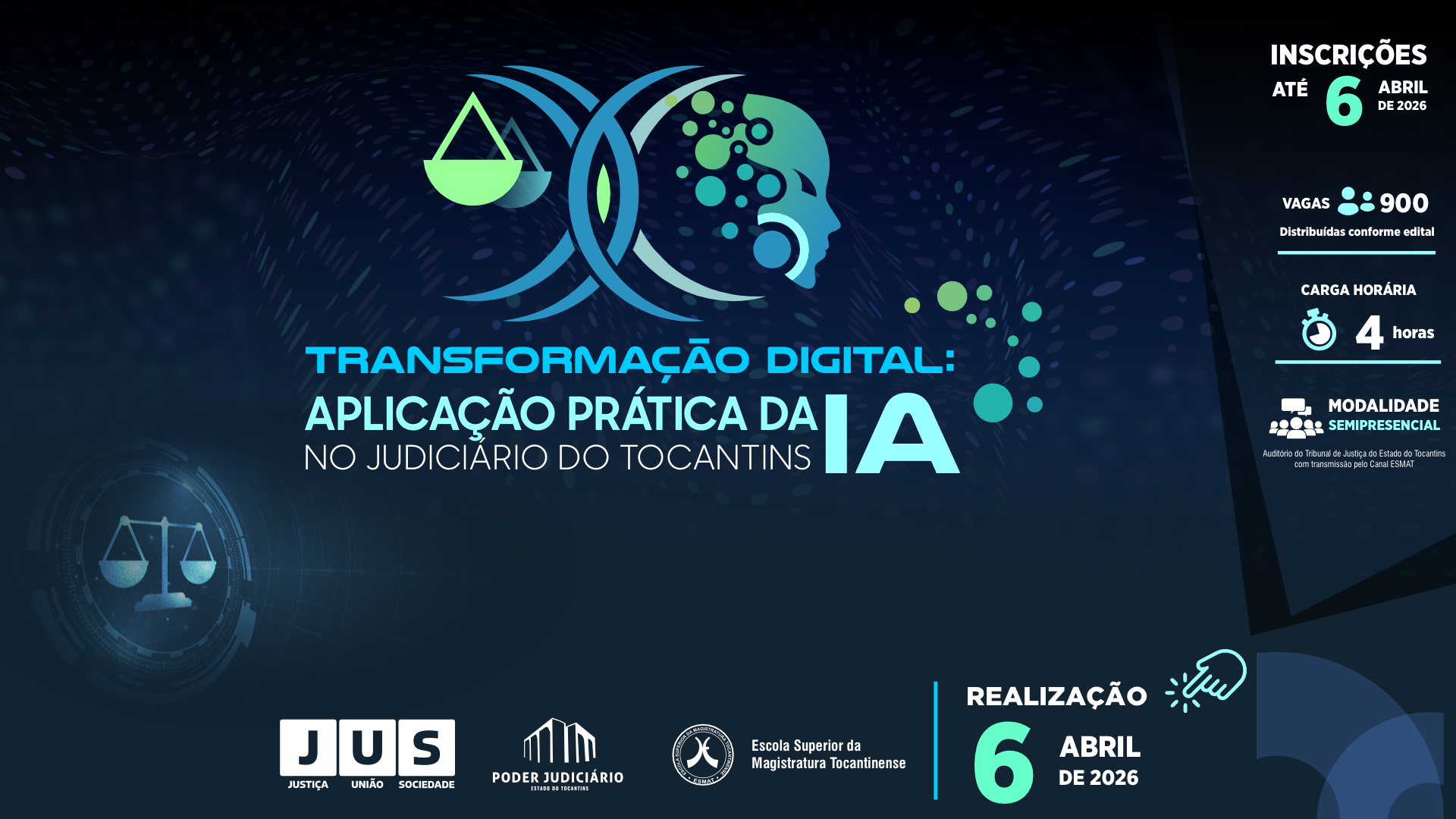 Transformação Digital e IA no Judiciário é tema de evento promovido pela Esmat