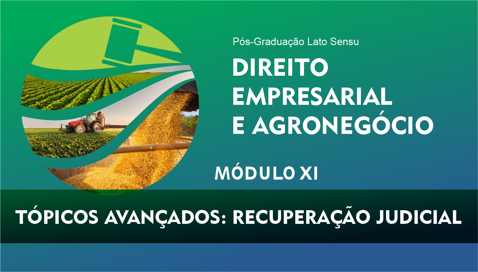 MÓDULO XI - TÓPICOS AVANÇADOS: RECUPERAÇÃO JUDICIAL